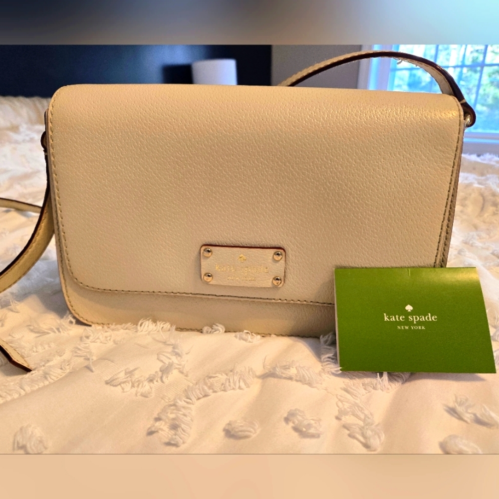 kate spade Cream Crossbody Bag